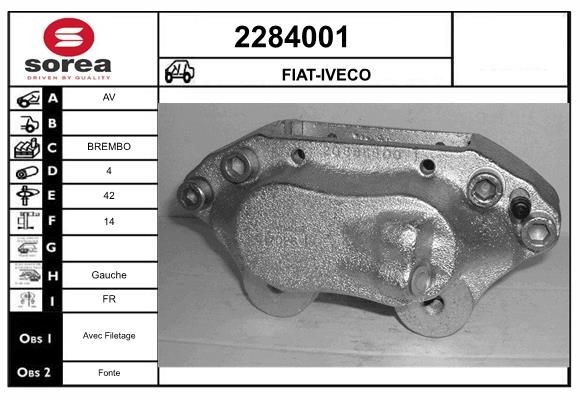 EAI 2284001: Etrier de frână