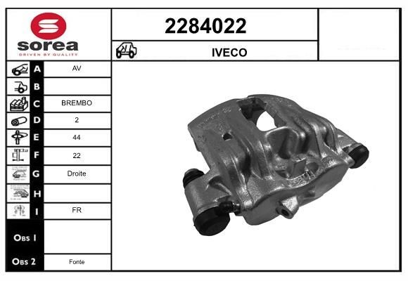 EAI 2284022: Étrier de frein