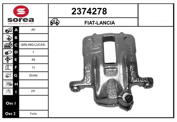 EAI 2374278: Etrier de frână