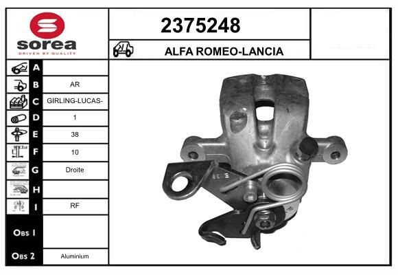 EAI 2375248: Bremžu suports