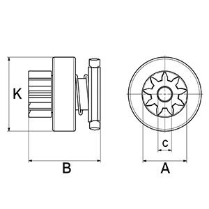 HC-Cargo 238733: Puleggia cinghia, Alternatore