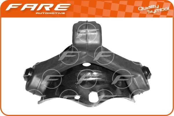 FARE SA 2491: Anschlagpuffer, Schalldämpfer hinten