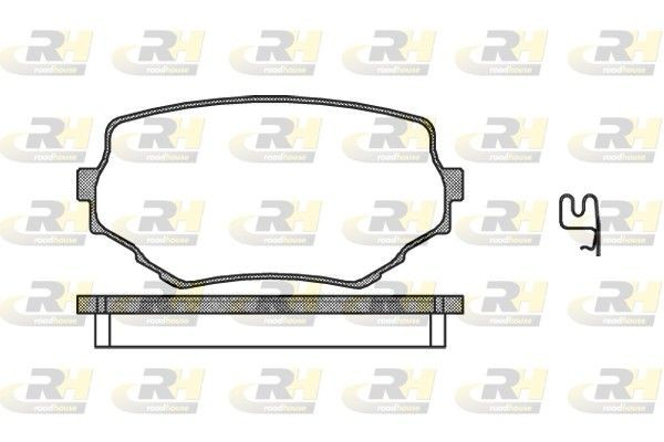 ROADHOUSE 2594.02: Plăcuțe de frână punte fata, cu acceasorii, cu arc