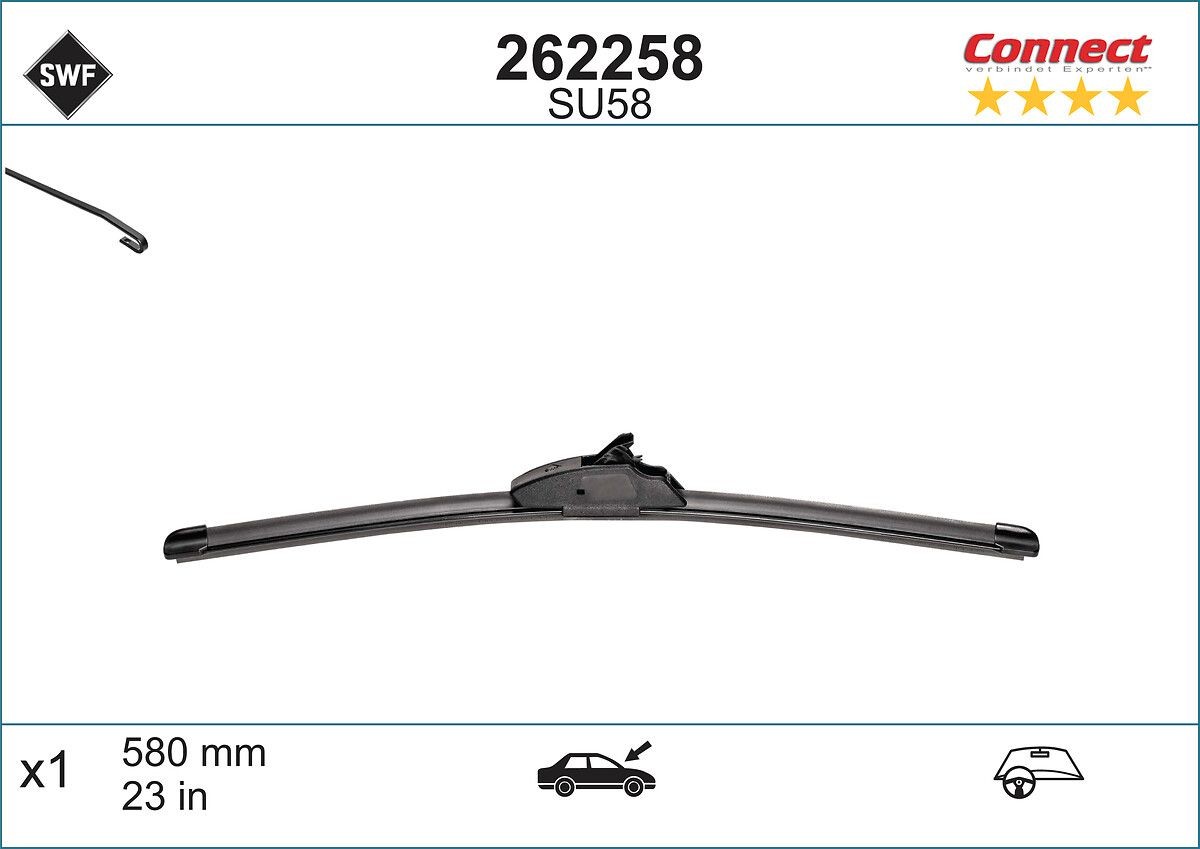 SWF 262258: Klaasipuhastaja 580mm
