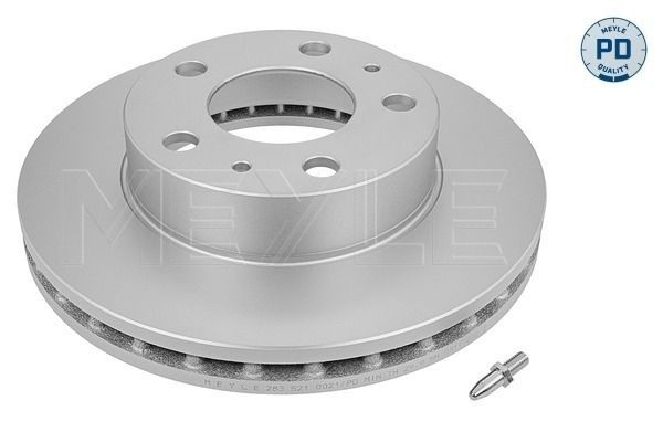 MEYLE 283 521 0021/PD: Piduriketas MEYLE-PD: Advanced performance and design. Esisild, Ø: 300mm, õhutusega, Ø: 300mm, Tsink-lamell-kattega, koos kruvidega