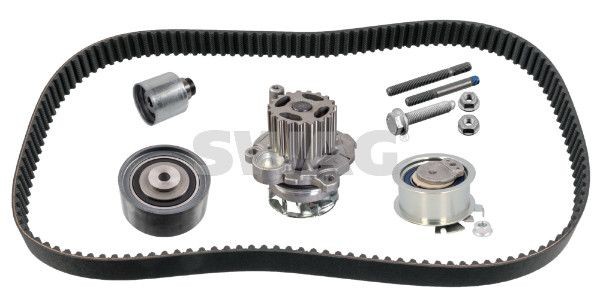 SWAG 30 93 2742: Kit cinghia distribuzione, pompa acqua N° denti: 141