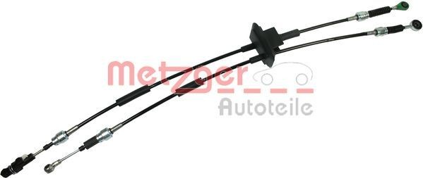 METZGER 3150163: Tirette à câble, boîte de vitesse manuelle GREENPARTS Double câble de commande