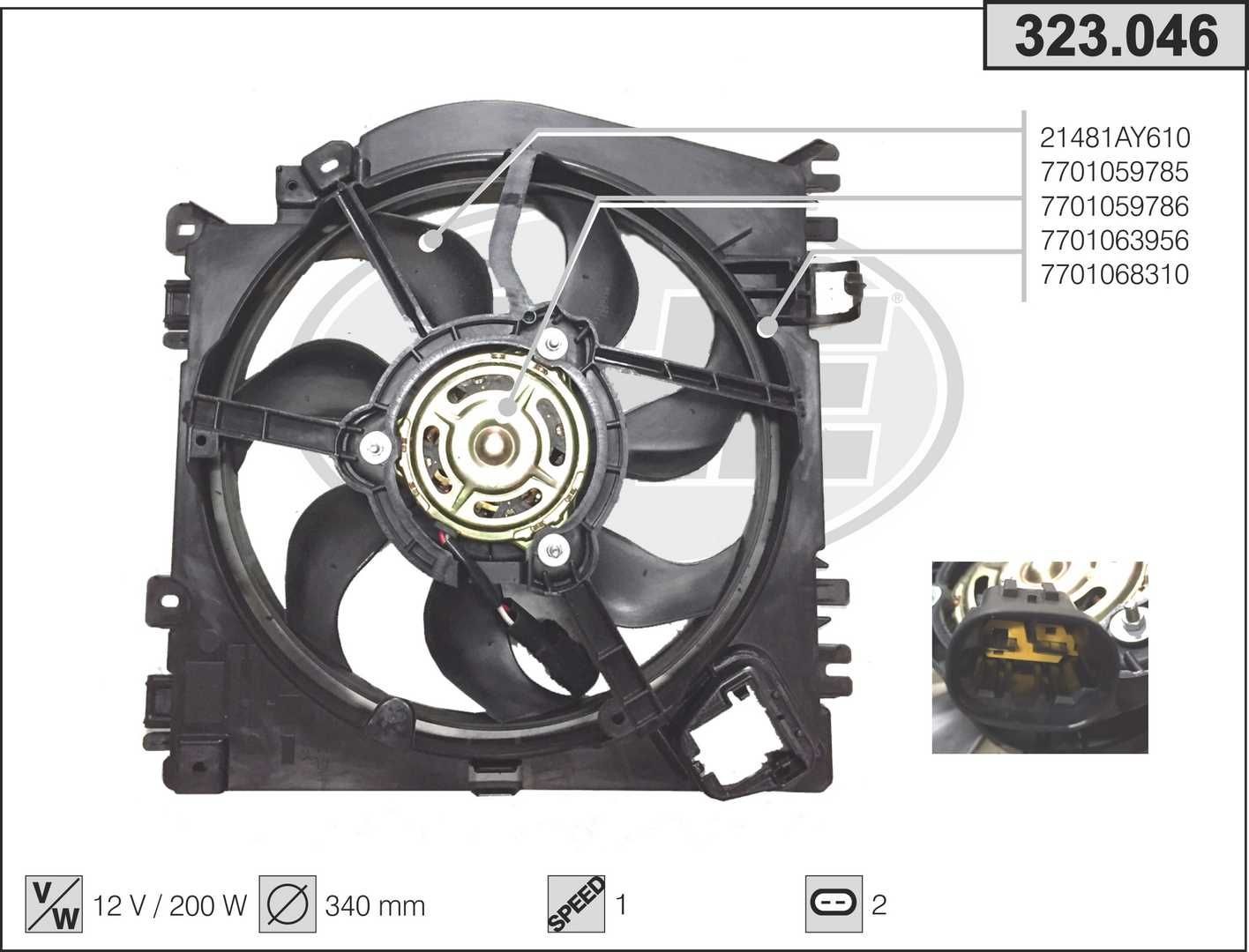 AHE 323.046: Ventilator, radiator
