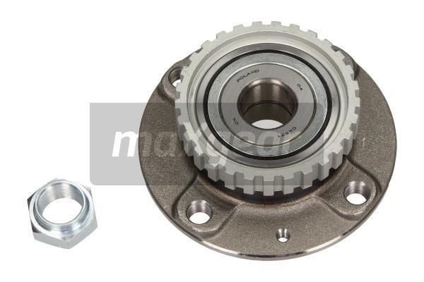MAXGEAR 33-0076: Set rulment roata puntea spate, cu senzor ABS, cu piulita