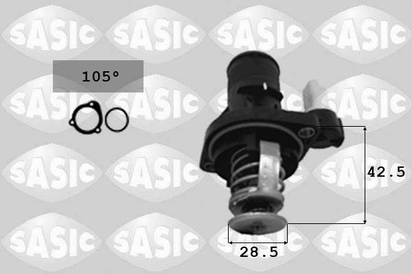 SASIC 3300001: Termostatas, aušinimo skystis