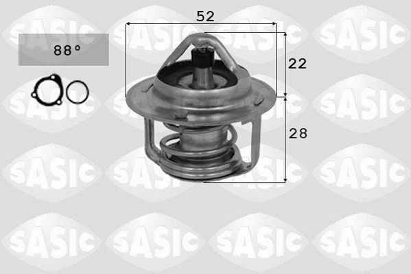 SASIC 3300009: Termostatas, aušinimo skystis