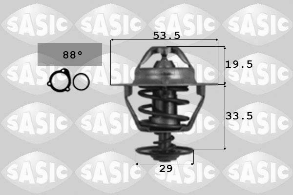 SASIC 3306038: Termostaat, Jahutusvedelik