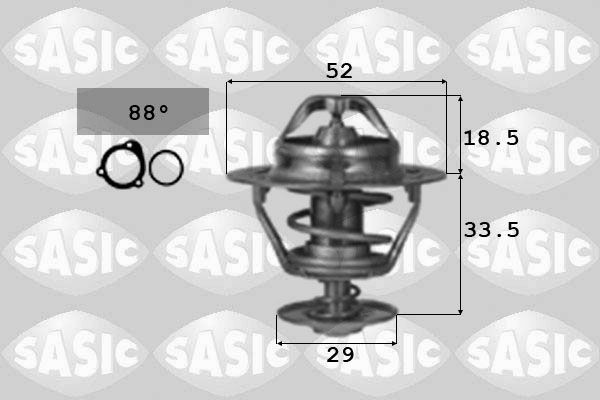 SASIC 3306064: Termostaat, Jahutusvedelik