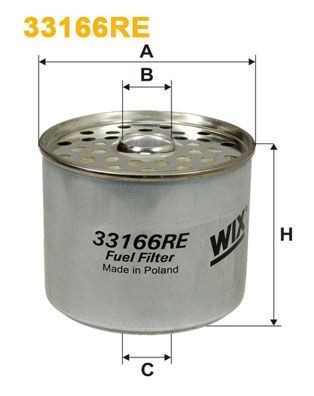 WIX FILTERS 33166RE: Kütusefilter