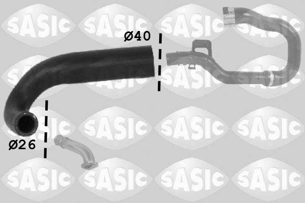 SASIC 3336124: Kompressoriõhuvoolik Väljapääs