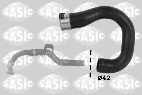 SASIC 3336128: Kompressoriõhuvoolik Kompressoriõhu radiaator, Sissepääs