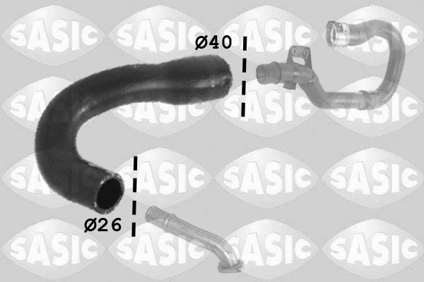 SASIC 3336158: Kompressoriõhuvoolik Väljapääs