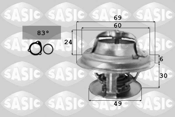 SASIC 3371341: Termostaat, Jahutusvedelik