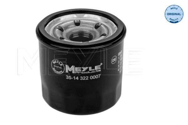 MEYLE 35-14 322 0007: Õlifilter MEYLE-ORIGINAL: True to OE. koos ühe tagasijooksu sulgurklapiga