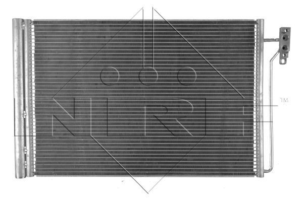 NRF 350224: Condensator, climatizare cu uscator, cu inel etansare, EASY FIT