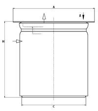 MANN-FILTER CF 1273: Lisa õhufilter