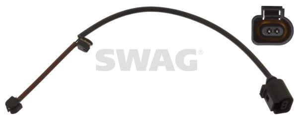 SWAG 38 94 4554: Įspėjimo kontaktas, stabdžių trinkelių susidėvėjimas priekinė ašis, kairė, priekinė ašis, dešinė