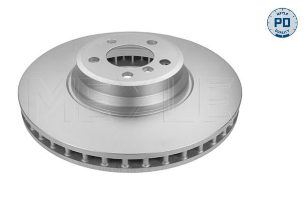MEYLE 383 521 3076/PD: Disc de frână punte fata, Ř: 374mm, ventilat, Ř: 374mm, Lamele acoperite cu zinc, cu suruburi, MEYLE-PD Quality