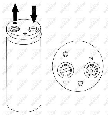 NRF 38439: Supapa regulatoare, compresor