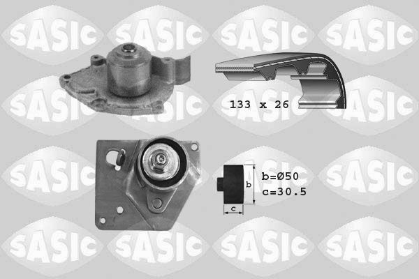 SASIC 3904004: Veepump + hammasrihmakomplekt