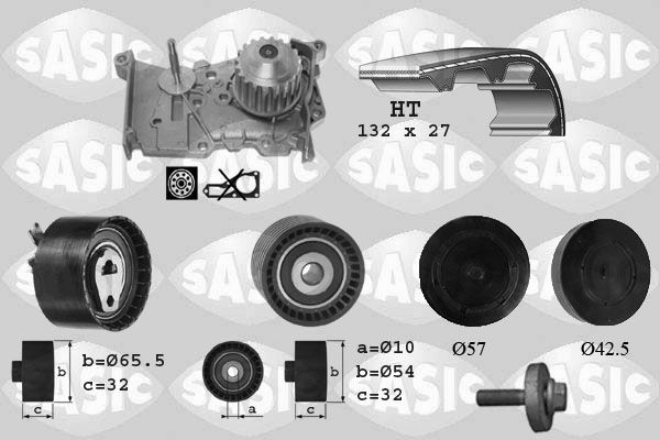SASIC 3904011: Veepump + hammasrihmakomplekt