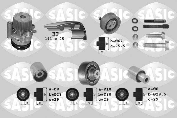 SASIC 3906002: Veepump + hammasrihmakomplekt