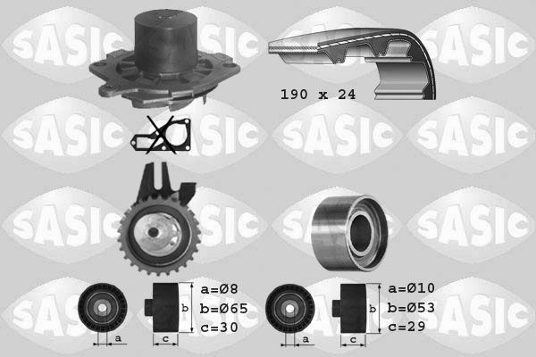 SASIC 3906006: Veepump + hammasrihmakomplekt