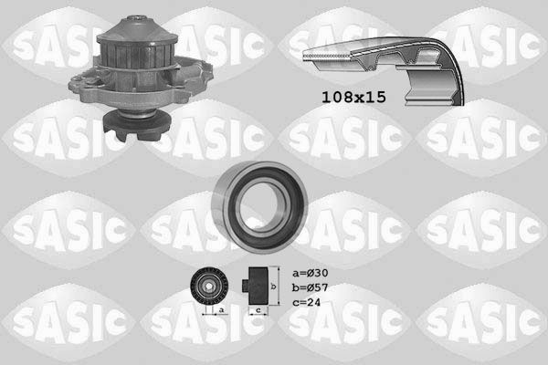 SASIC 3906014: Veepump + hammasrihmakomplekt