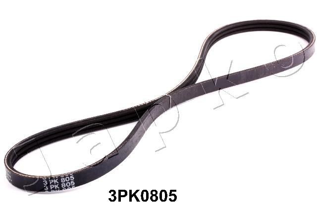 JAPKO 3PK0805: Multireim 805mm, Ribbeantall: 3