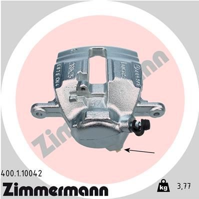 ZIMMERMANN 400.1.10042: Pidurisadul esisild vasakul, ilma kinnituseta