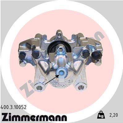 ZIMMERMANN 400.3.10052: Etrier de frână Axa spate stanga