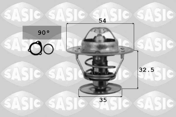 SASIC 4000374: Termostaat, Jahutusvedelik