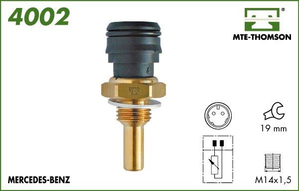 MTE-THOMSON 4002: Andur, Jahutusvedeliku temp. M14x1,5