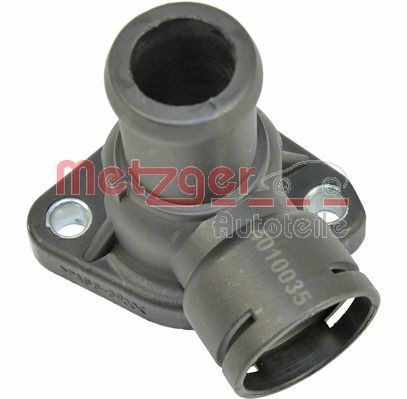 METZGER 4010035: Flansa lichid racire GREENPARTS chiuloasa, spre cutia de viteze, cu etansare, fara senzor