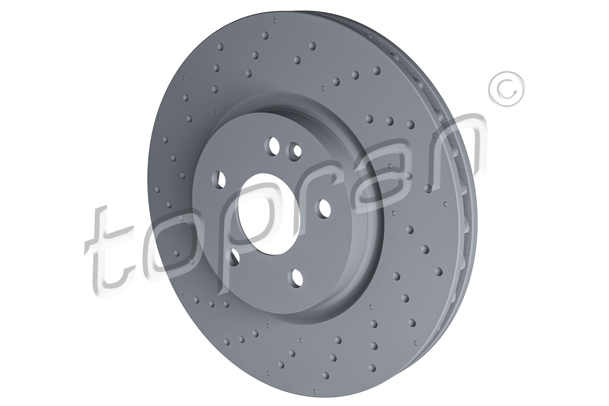 TOPRAN 408 931: Piduriketas Esisild, Ø: 320mm, õhutusega, perforeeritud, Ø: 320mm, kaetud