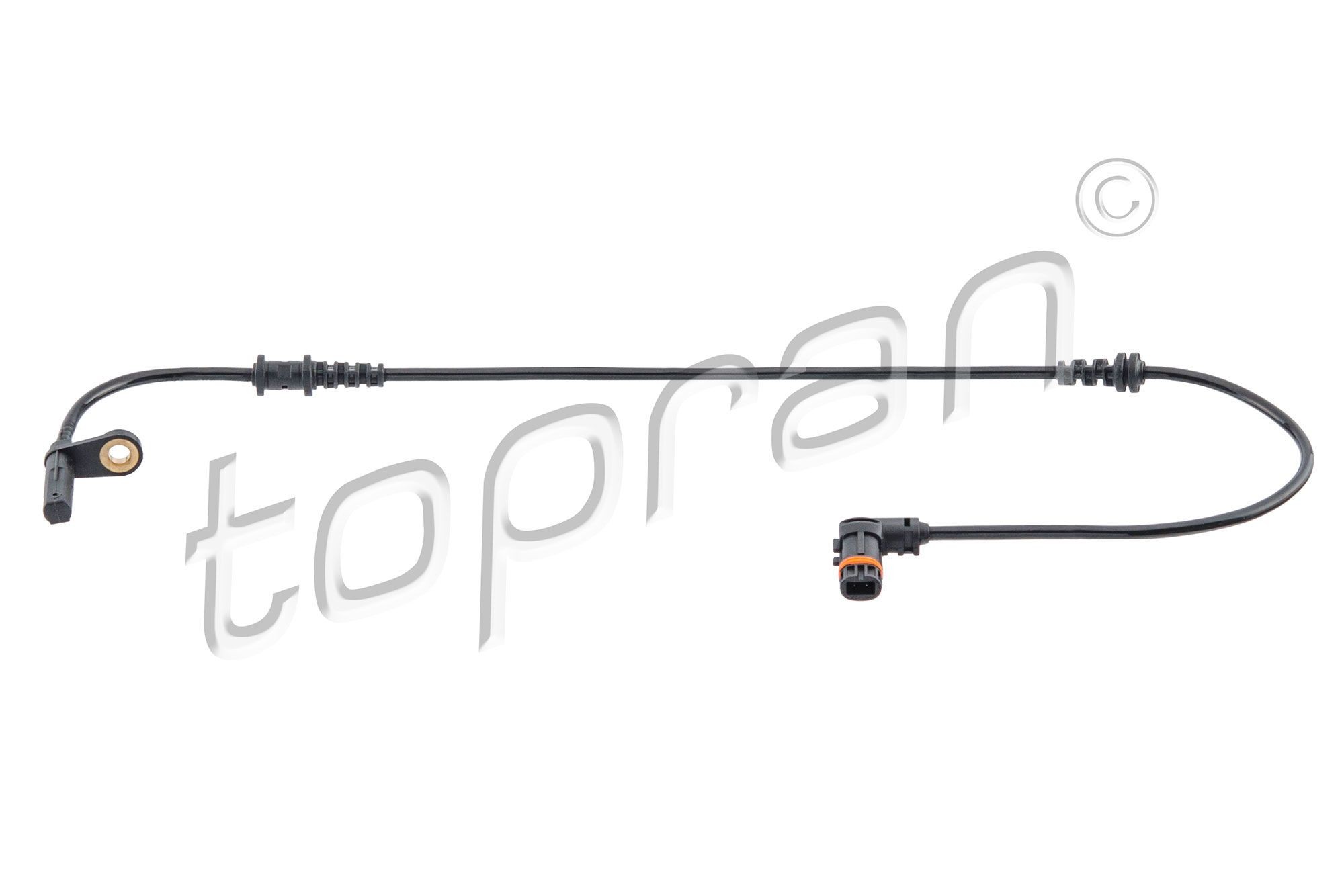 TOPRAN 409 475: Wielsnelheidssensor (ABS) Vooras links, Vooras rechts, 700mm, Met kabel