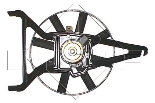 NRF 47326: Ventilator, radiator 285mm, cu cadru de fixare