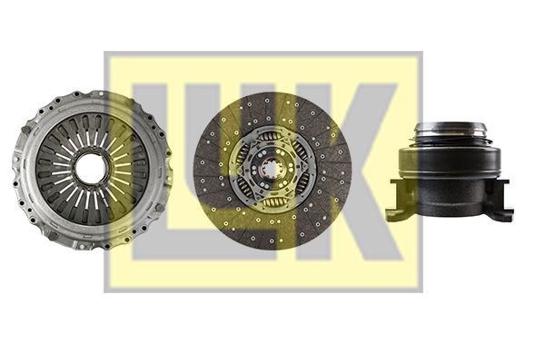 LuK 417 0007 11: Kit ambreiaj fara bucsa de ghidaj, cu volanta, fara rulment presiune, Volant cu masa dubla cu disc de frecare BR 0209