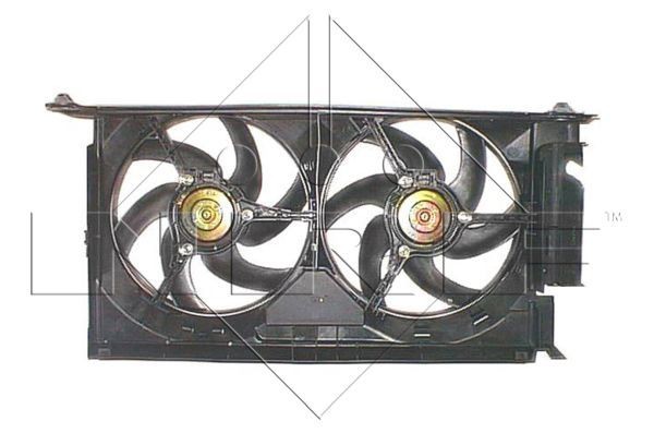 NRF 47331: Radiaatori ventilaator 335mm, koos jahutusventilaatoriraamiga(Zarge)