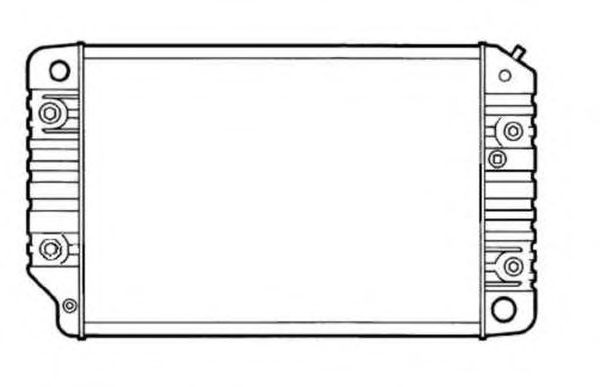 NRF 50252: Radiaator, mootorijahutus