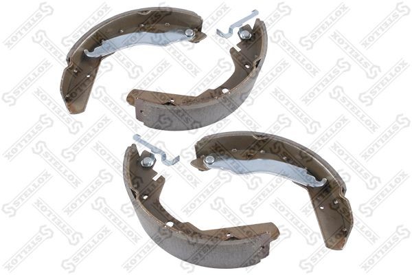 STELLOX 414 100-SX: Stabdžių trinkelių komplektas galinė ašis, 252mm, su svirtimi