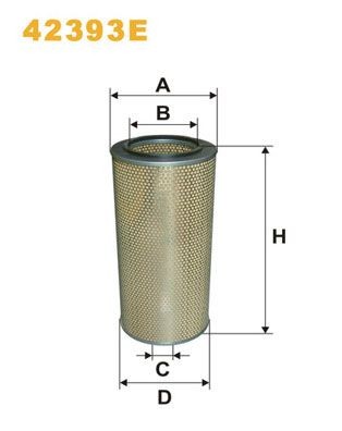 WIX FILTERS 42393E: Õhufilter