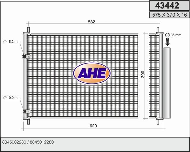 AHE 43442: Condensator, climatizare