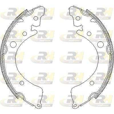 ROADHOUSE 4350.00: Set saboti frana puntea spate, 200mm, fara levier