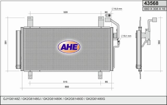 AHE 43568: Condensator, climatizare